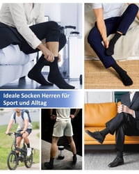 Bavlnené ponožky Libella 2401 unisex, na biznis aj voľný čas, 12 párov, čierna, modrá a sivá, veľkosti 39-42, 43-46, 47-50 6