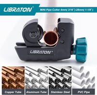 Libraton E Mini csőmetsző 4-28 mm réz és rozsdamentes acél csövekhez 5