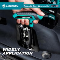 LIBRATON T10-T50 Torx Kulcs Készlet Autó Kerékpár Szereléshez Tárolóval 7