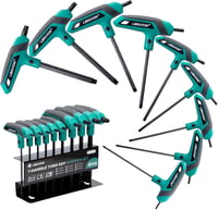 LIBRATON T10-T50 Torx Kulcs Készlet Autó Kerékpár Szereléshez Tárolóval 1