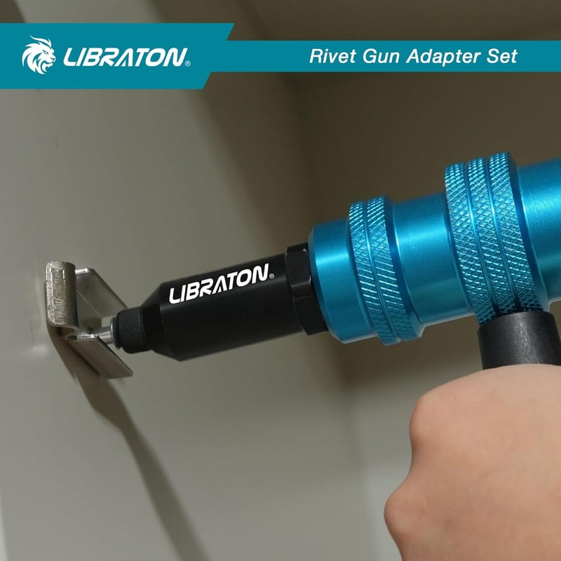 Libraton Vak Szegecs Adapter Fúrógéphez és Csavarbehajtóhoz 2.4-4.8mm
