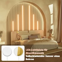 Lichaser LED szalag akusztikus panelhez, 6 db dimmelhető meleg fehér, önragasztó  (2 x 40 + 4 x 70 cm) 2