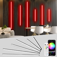 Lichaser RGB LED szalag akusztikus panelokhoz WiFi Alexa 6db (2 x 40 + 2 x 60 + 2 x 90 cm) 1