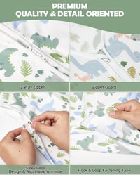 Lictin nyári alvózsák 2 db, 0,5 tog, 18-36 hónapos, 83-99 cm, kék 6