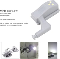 LiebeWH csuklópántos LED szekrénylámpa - fehér fény - 10 db 5