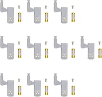 LiebeWH csuklópántos LED szekrénylámpa - fehér fény - 10 db 1