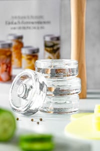 LIEBLINGSGLAS Fermentálás Kezdőcsomag Üvegsulyokkal és Fakalapáccsal 3
