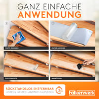 LIEBTHAL Csúszásmentes Lépcsőszalag 20 db Öntapadós Átlátszó 15x90 cm Vízálló 5