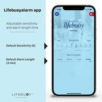 Lifebuoy Okos Medence Riasztó Rendszer Mozgásérzékelővel és Alkalmazásvezérléssel 5