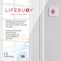 Lifebuoy Okos Medence Riasztó Rendszer Mozgásérzékelővel és Alkalmazásvezérléssel 3
