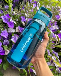 LifeStraw Go Series BPA-mentes szűrős vizes palack utazáshoz és mindennapi használatra – baktériumok, paraziták és mikroplasztikumok ellen 7
