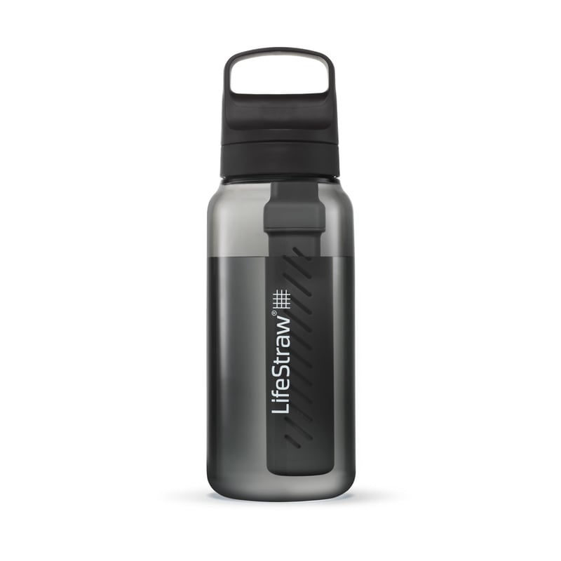 LifeStraw Go Series BPA-mentes szűrős vizes palack utazáshoz és mindennapi használatra – baktériumok, paraziták és mikroplasztikumok ellen