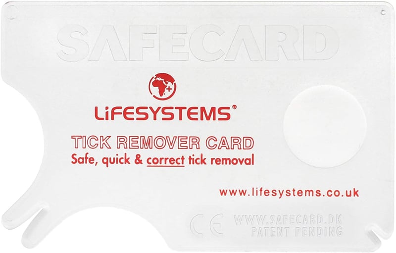 Lifesystems Kullancs Eltávolító Kártya - Gyors és Biztonságos Eltávolítás - 8.5 x 5.4 x 0.1 cm