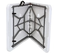 Lifetime sklopivi stol bijeli granit 182,9 x 76,2 x 73,6 cm vrtni stol za događanja i catering 8
