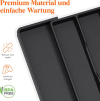 Lifewit 2 részes evőeszköz tálca fiókba, bővíthető 57 cm, konyhai rendszerező 5