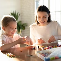 Lifewit 2db Átlátszó Műanyag Tárolódoboz 36 Rekesszel - Állítható Elválasztók Gyöngyökhöz, Ékszerekhez, Kézművességhez - Halmozható Rendszer 9