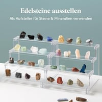 Lifewit 4 Szintes Átlátszó Kiállító Állvány - Műanyag Szervező Figurákhoz, Süteményekhez, Parfümökhöz, Asztali Dekoráció 8
