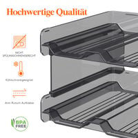 Suport stivuibil Lifewit pentru 4 sticle, pentru frigider, negru 3