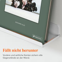 Lifewit Fali Polc Szett 4 db Fehér 38 cm Tárolás Dekoráció 5