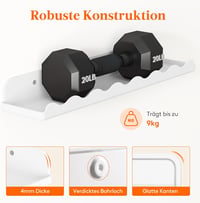Lifewit Gyerekszobai Fali Polc Szett 4 db 38 cm Fehér Könyvespolc Babaszobához 4