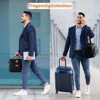 Lifewit Hőszigetelt Hűtőtáska 15L - Újrahasználható Ebédtáska, Szivárgásmentes Hordozható Hűtődoboz Állítható Vállpánttal, Fekete, 24 Dobozo 7
