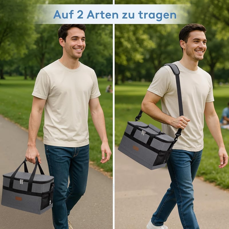 Lifewit összecsukható hűtőtáska 20-40L nagy kapacitás piknikhez