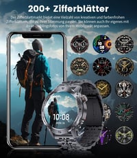 LIGE EF1 PRO Férfi Okosóra 1.43" AMOLED Kijelzővel - Bluetooth Hívás, 170+ Sportmód, 24/7 Pulzusmérés, IP68 Vízállóság, Android/iOS Kompatib 4