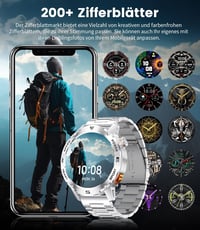LIGE Férfi Okosóra 1.43" AMOLED Kijelzővel - Bluetooth Hívás, 170+ Sportmód, 24/7 Pulzusmérés, IP68 Vízállóság, Android/iOS Kompatibilis 4