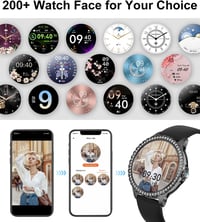LIGE Okosóra Női 1.32" HD Kijelző 20 Sport Mód Szívritmus Vérnyomás Monitoros Fitness Óra 2