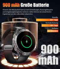 LIGE Smartwatch Férfi Okosóra 1.73" AMOLED Kijelző 110+ Sportmód IP68 Vízálló Pulzusmérő 4