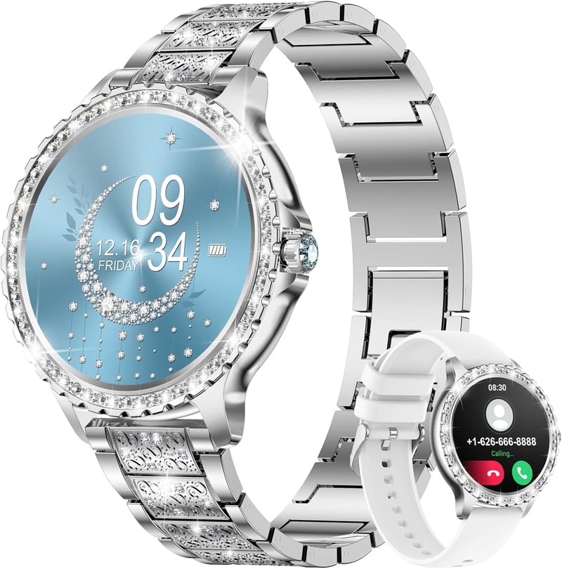 LIGE Smartwatch Női Okosóra 20 Sportmód Pulzus Vérnyomás Alvásmonitor