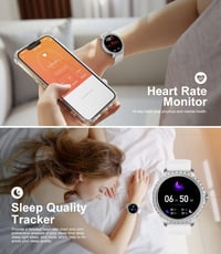LIGE Smartwatch Női Okosóra 20 Sportmód Pulzus Vérnyomás Alvásmonitor 6
