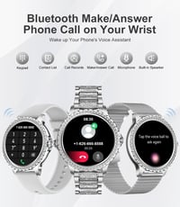 LIGE Smartwatch Női Okosóra 20 Sportmód Pulzus Vérnyomás Alvásmonitor 2