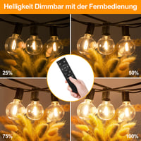 Light-Brightly LED svjetlosni niz za vanjsku upotrebu s daljinskim upravljačem – 30 metara duga dekorativna svjetla za vrt i terasu 2