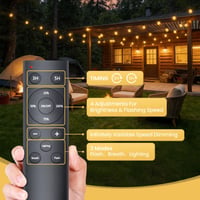 Light-Brightly LED svjetlosni niz za vanjsku upotrebu s daljinskim upravljačem – 30 metara duga dekorativna svjetla za vrt i terasu 4