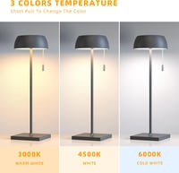 Light to Hope LED asztali lámpa akkumulátoros dimmer meleg fehér 2700K 3