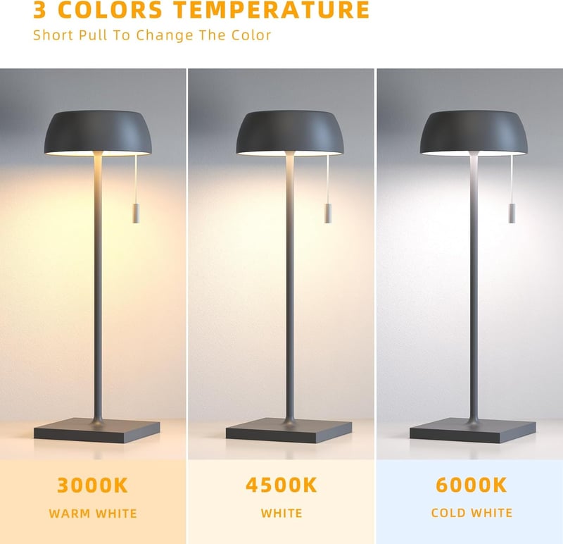 Light to Hope LED asztali lámpa akkumulátoros dimmer meleg fehér 2700K