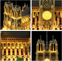 LIGHTAILING LED világítás szett Lego Notre-Dame de Paris 21061 építőkockához 5