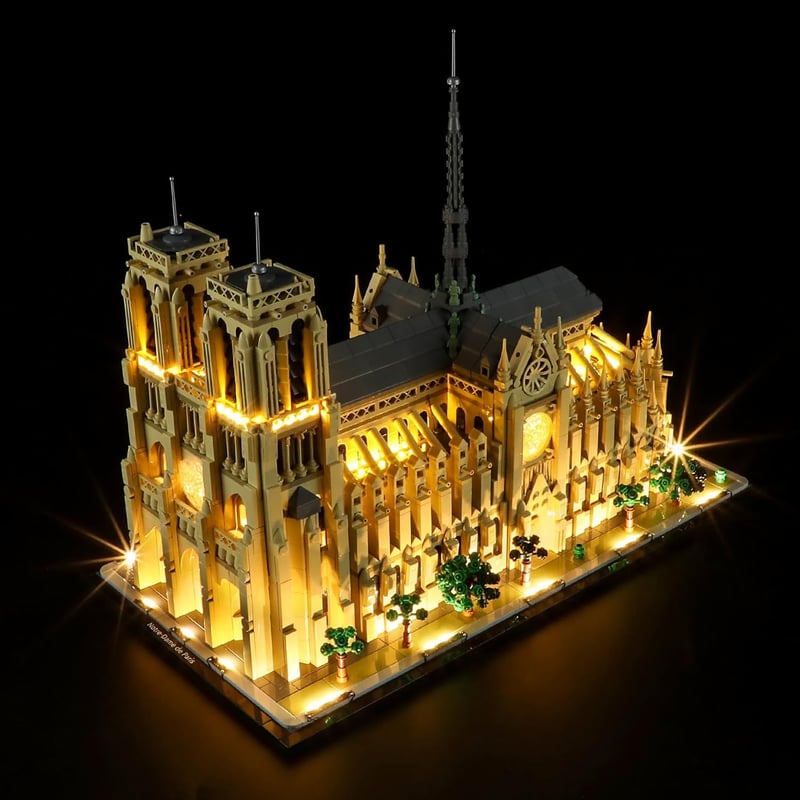 LIGHTAILING LED világítás szett Lego Notre-Dame de Paris 21061 építőkockához