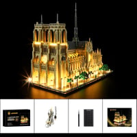LIGHTAILING LED világítás szett Lego Notre-Dame de Paris 21061 építőkockához 6