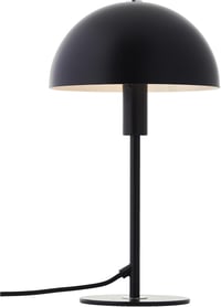 Lightbox Gomba Asztali Lámpa 36 cm, E14 LED, Fekete-Ezüst Fém, Irodai és Hálószobai Lámpa - 36 cm, Black 8