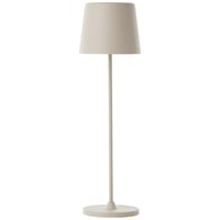 Lightbox LED stolna svjetiljka za unutarnju i vanjsku upotrebu, visina 37/23 cm, Ø 10 cm, bež, touch dimmer, USB punjenje, na baterije, prijenosna 6