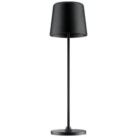 LED stolna lampa Lightbox za unutarnju i vanjsku upotrebu, mat crna, dodirni dimmer, punjiva baterija preko USB-a, visina 37 cm / 23 cm, Ø 10 cm, 31 4