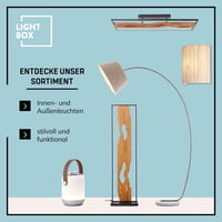 LED stropné bodové svietidlo Lightbox so 6 otočnými reflektormi, čierny kov, pätica GU10, do obývačky, kuchyne a spálne 9