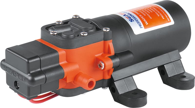 LightEU 12V tlačna pumpa - 4.3L/min pumpa za vodu za brodove, kampere, kampiranje i vrt - s funkcijom automatskog uključivanja/isključivanja