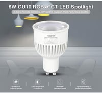 lighteu 6W GU10 RGB+CCT LED izzó WiFi távirányítóval, színváltó és hőmérséklet szabályozható 2