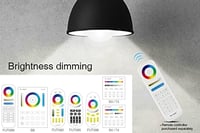 lighteu 9W E27 RGBCCT LED izzó 2.4G vezeték nélküli vezérléssel 850 lumen 6
