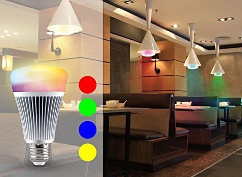 lighteu 9W E27 RGBCCT LED izzó 2.4G vezeték nélküli vezérléssel 850 lumen