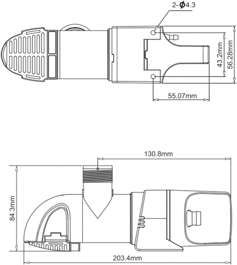 LIGHTEU Seaflo 12V 1100GPH Automata Bilge Szivattyú Vízszintérzékelővel