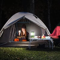 Lighting EVER 600 lumen LED kempinglámpa 2 levehető zseblámpával, USB és elemes, sátor és kültéri keresőlámpa áramszünethez 6